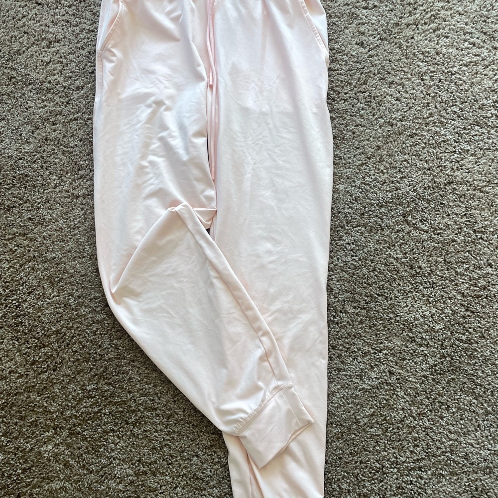 Fabletics Light Pink Track Pants